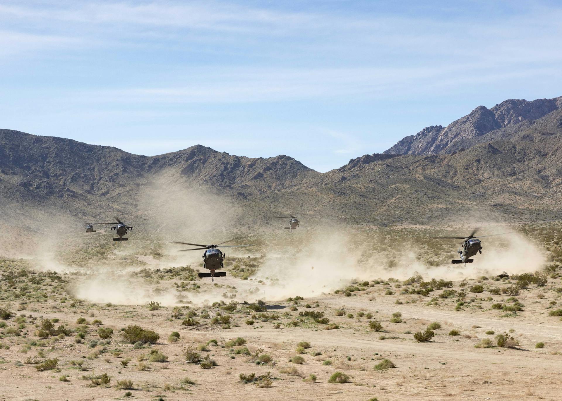 British Army on exercise in the USA