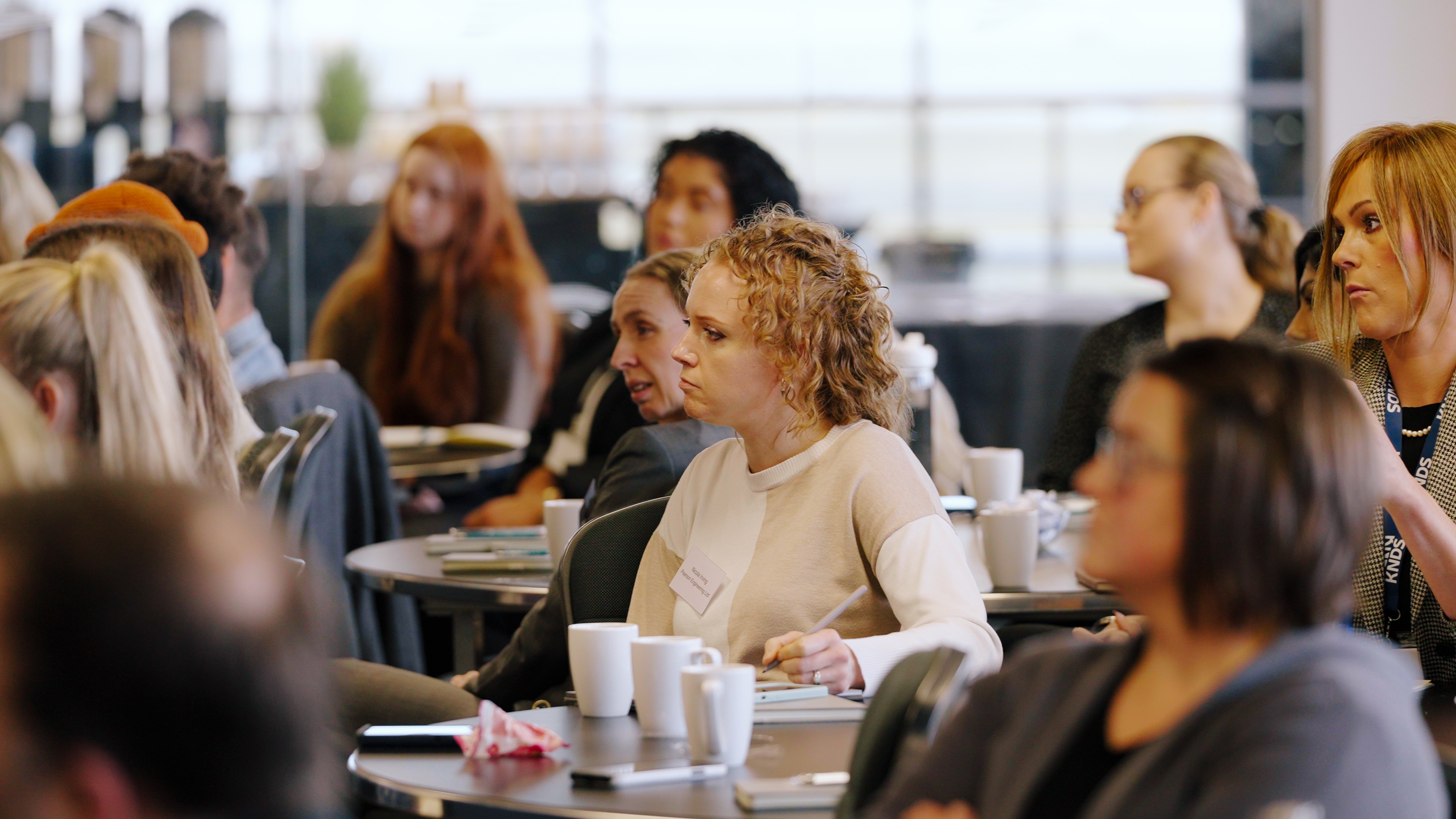 An attentive audience