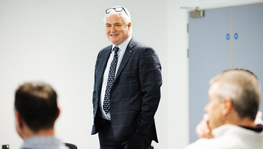 Philip Ingram hosting media training