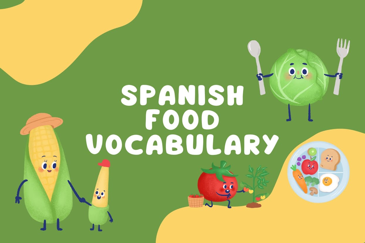 Spanish Food Vocabulary Words