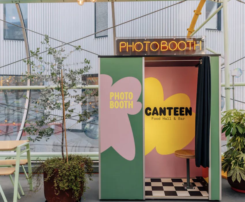 the photobooth that is in canteen food hall