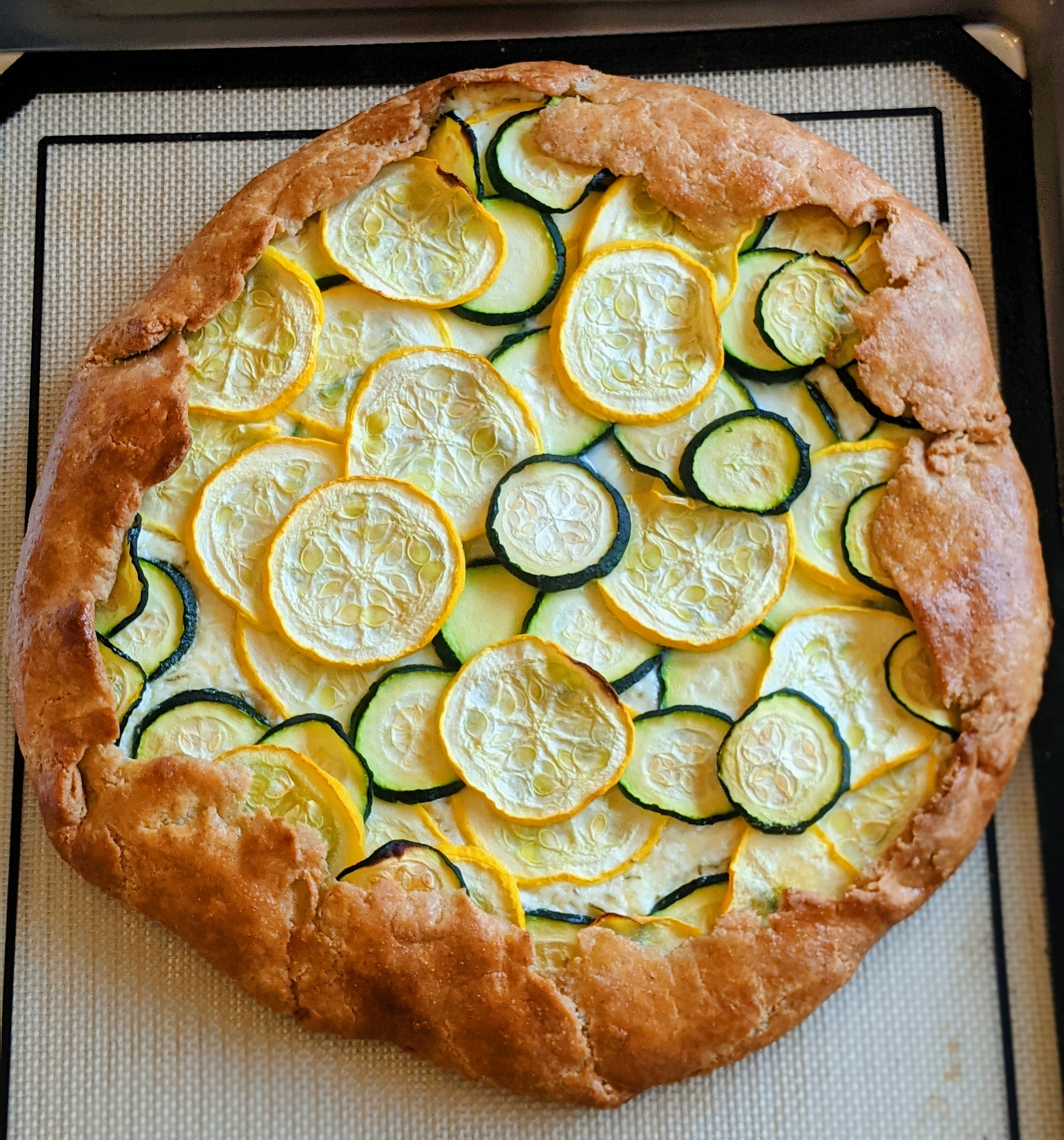 Squash & Ricotta Galette