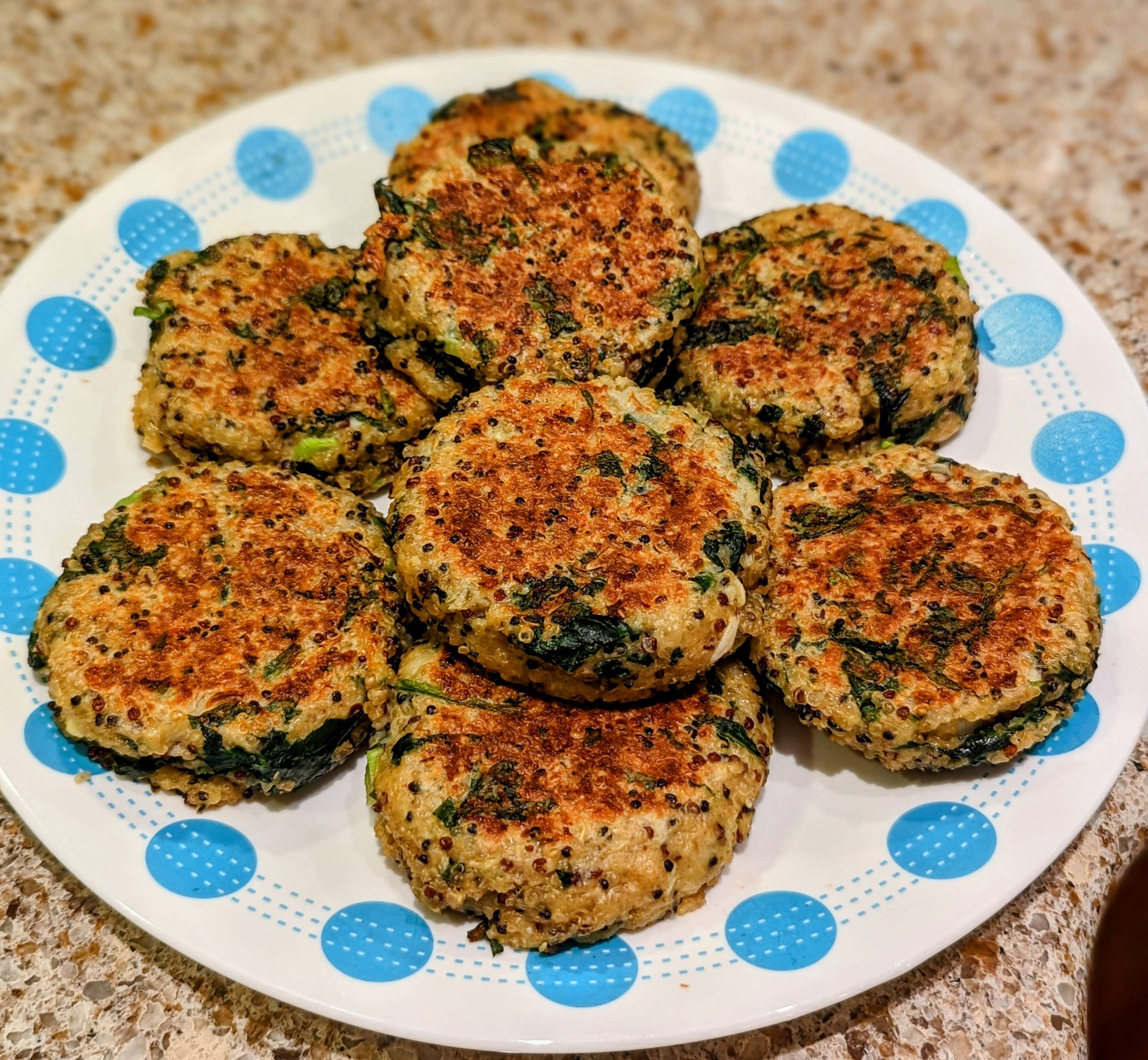 Quinoa & Spinach Patties