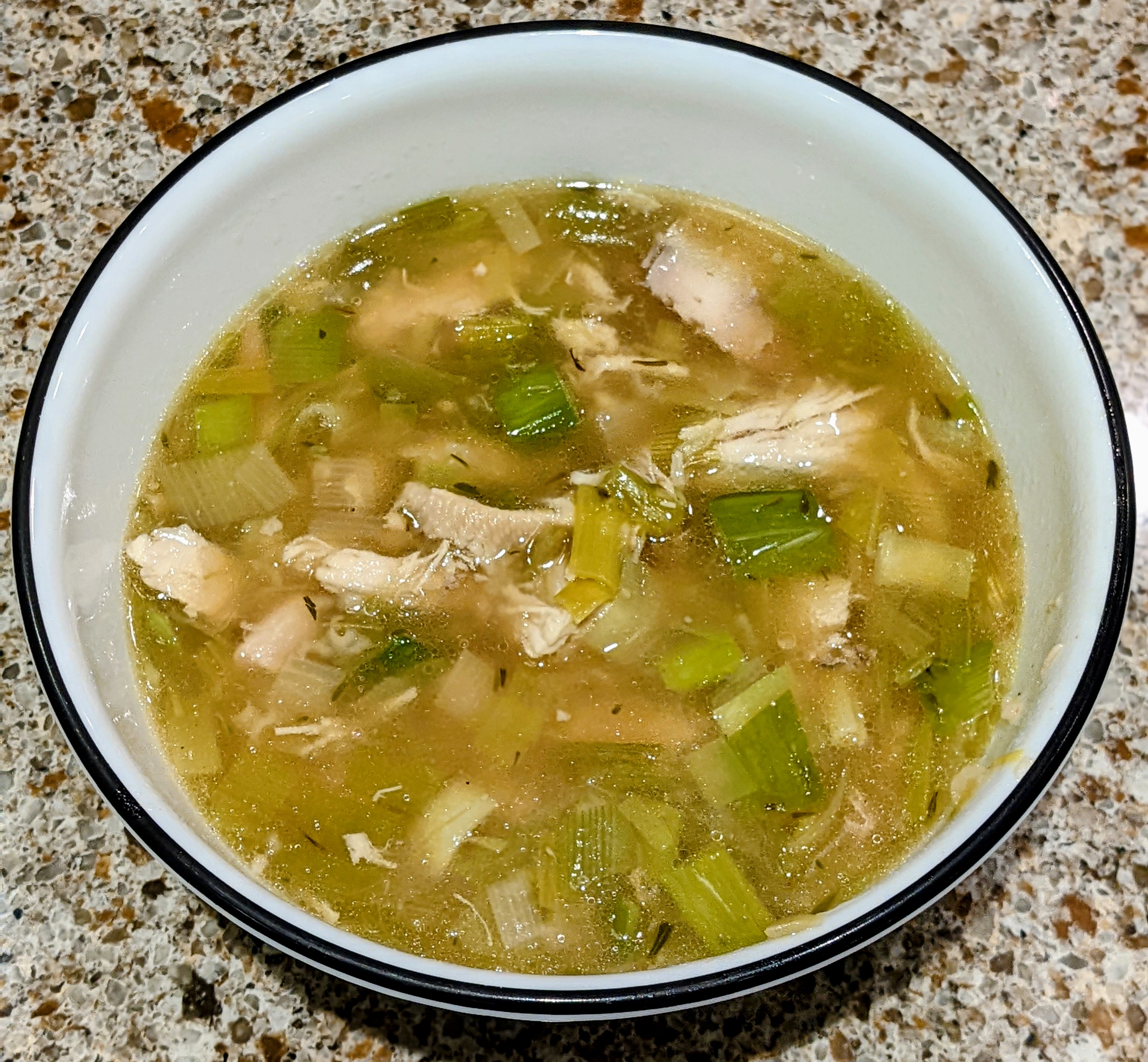 Cock-A-Leekie Soup