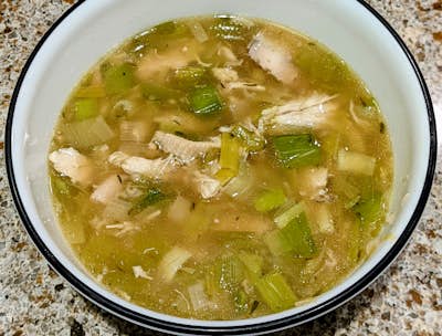 Cock-A-Leekie Soup