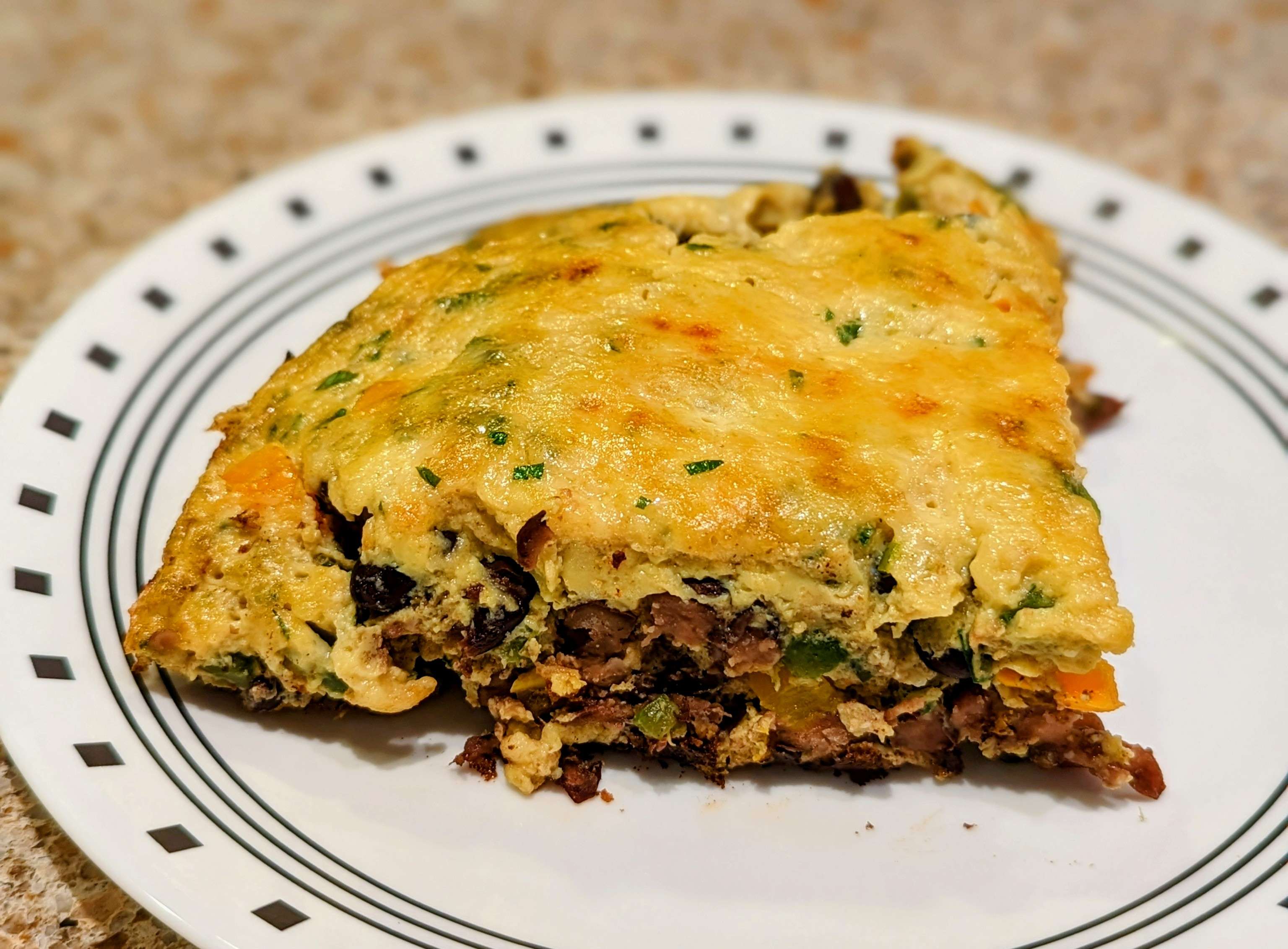 Black Bean Jalapeño Frittata