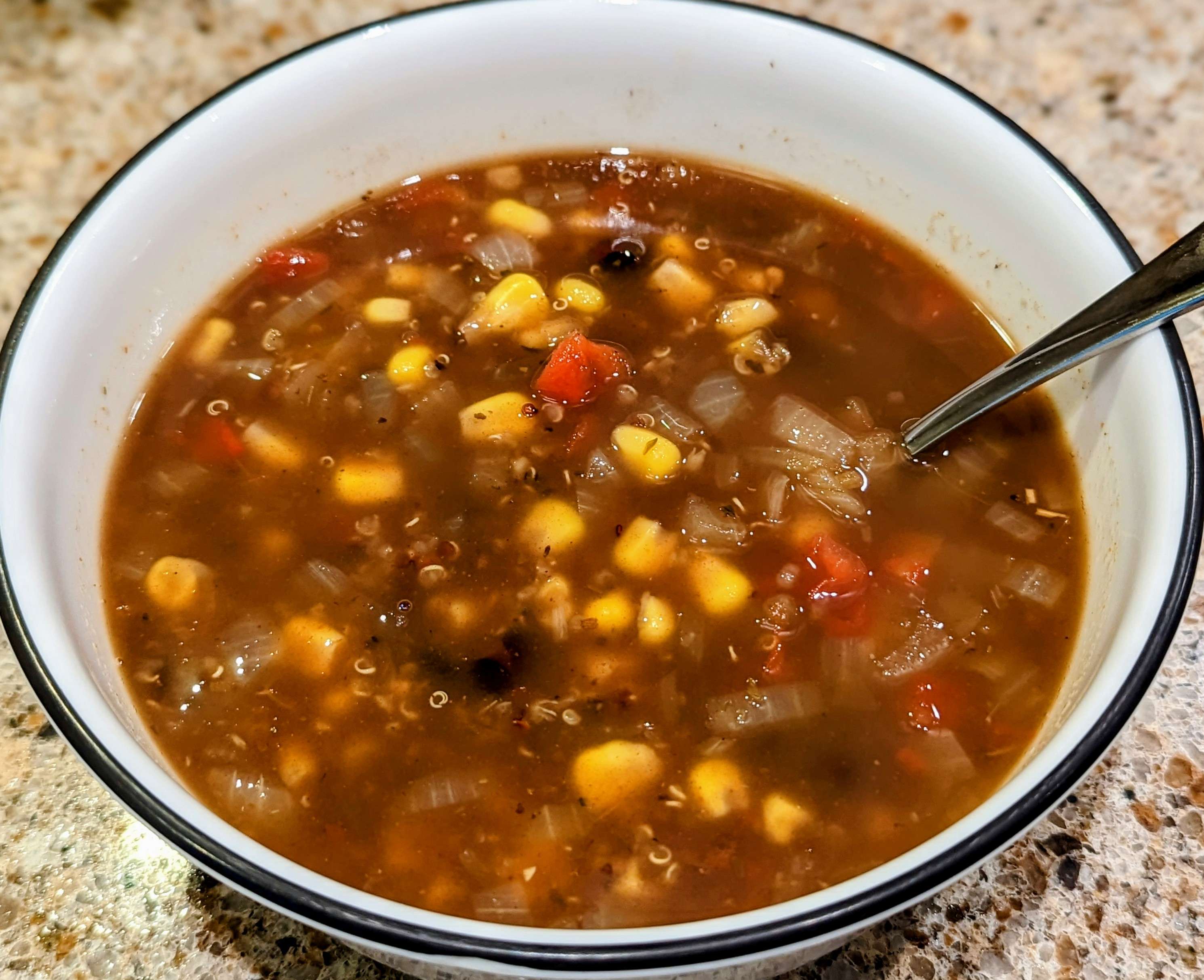 Black Bean Quinoa Soup