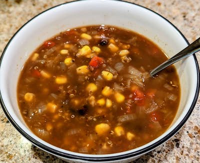 Black Bean Quinoa Soup
