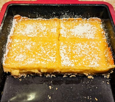 Healthy Lemon Bars