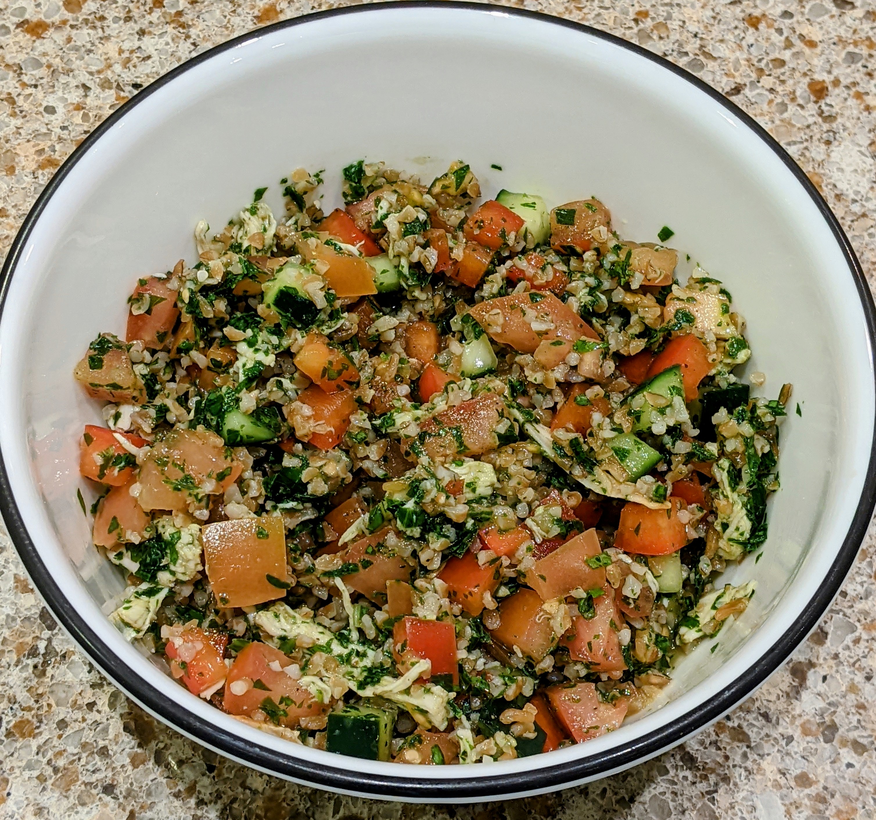 Chicken & Red Pepper Tabbouleh