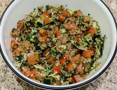 Chicken & Red Pepper Tabbouleh