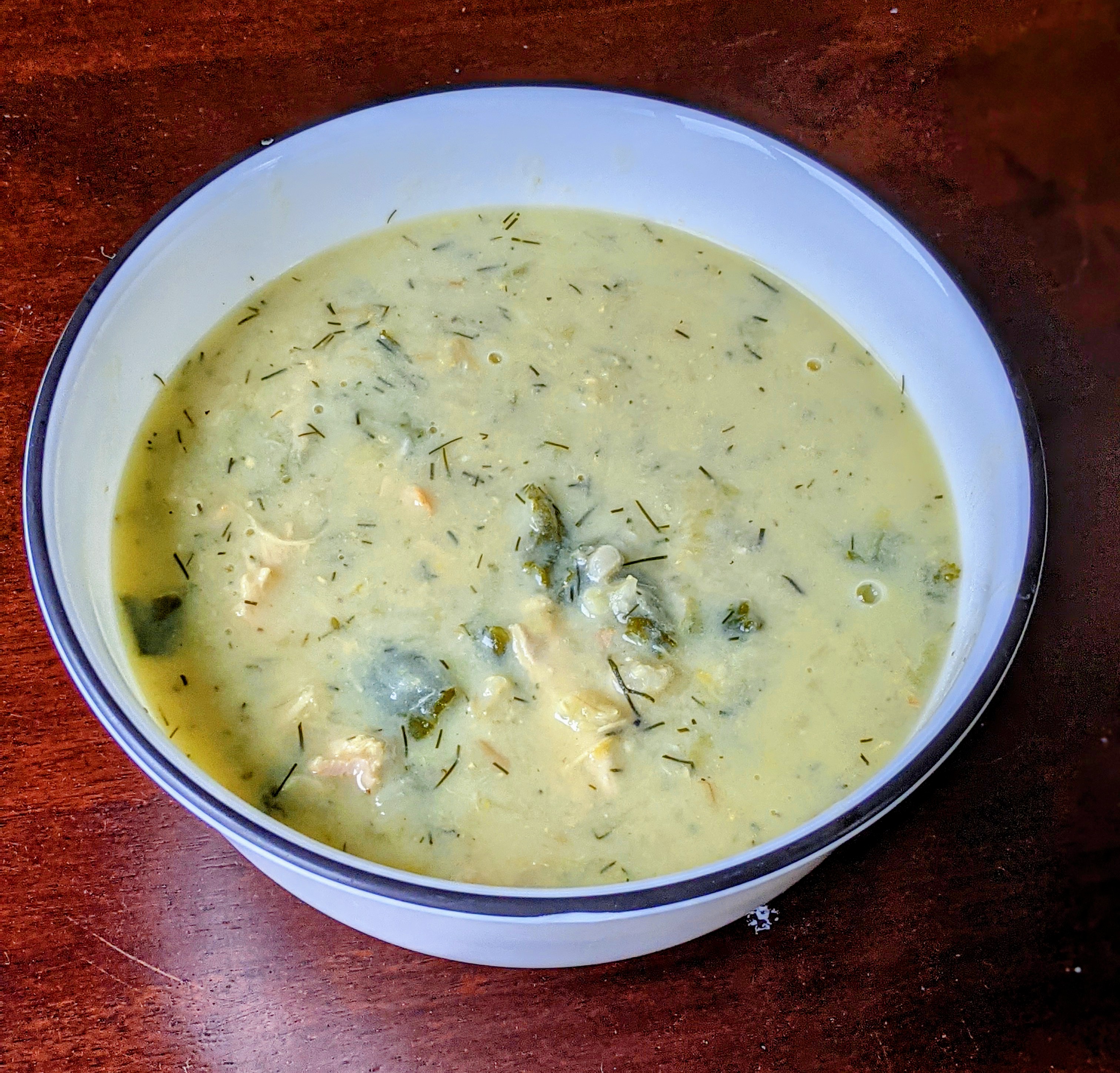 Lemon Dill Chicken Soup