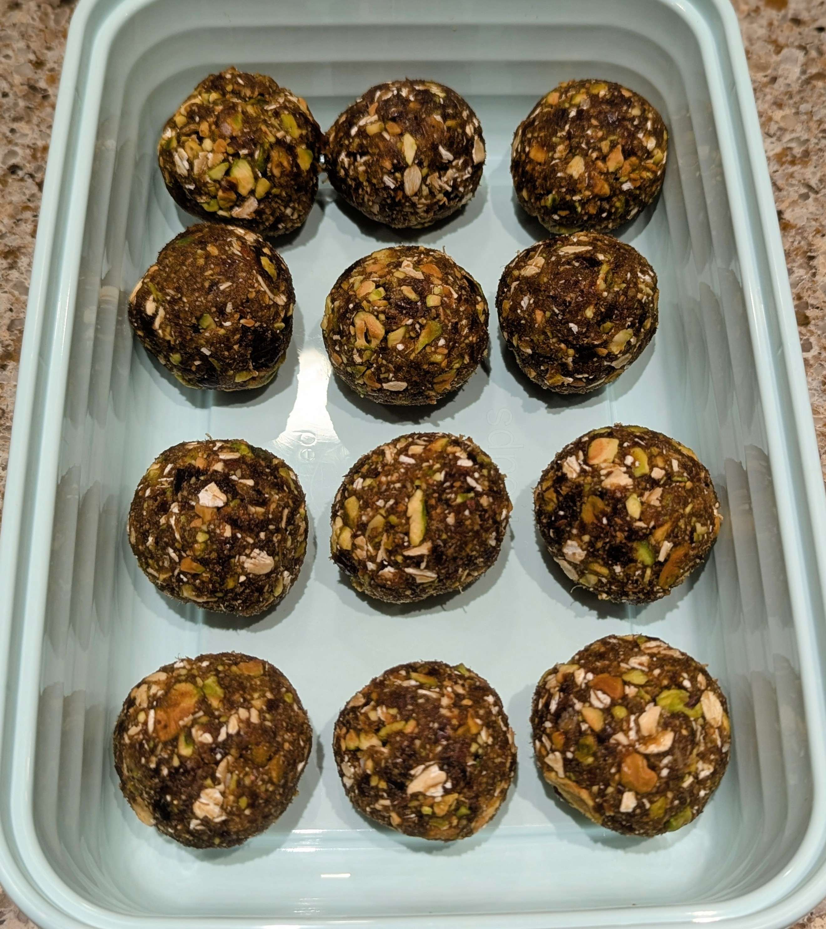 Cardamom Pistachio Date Balls