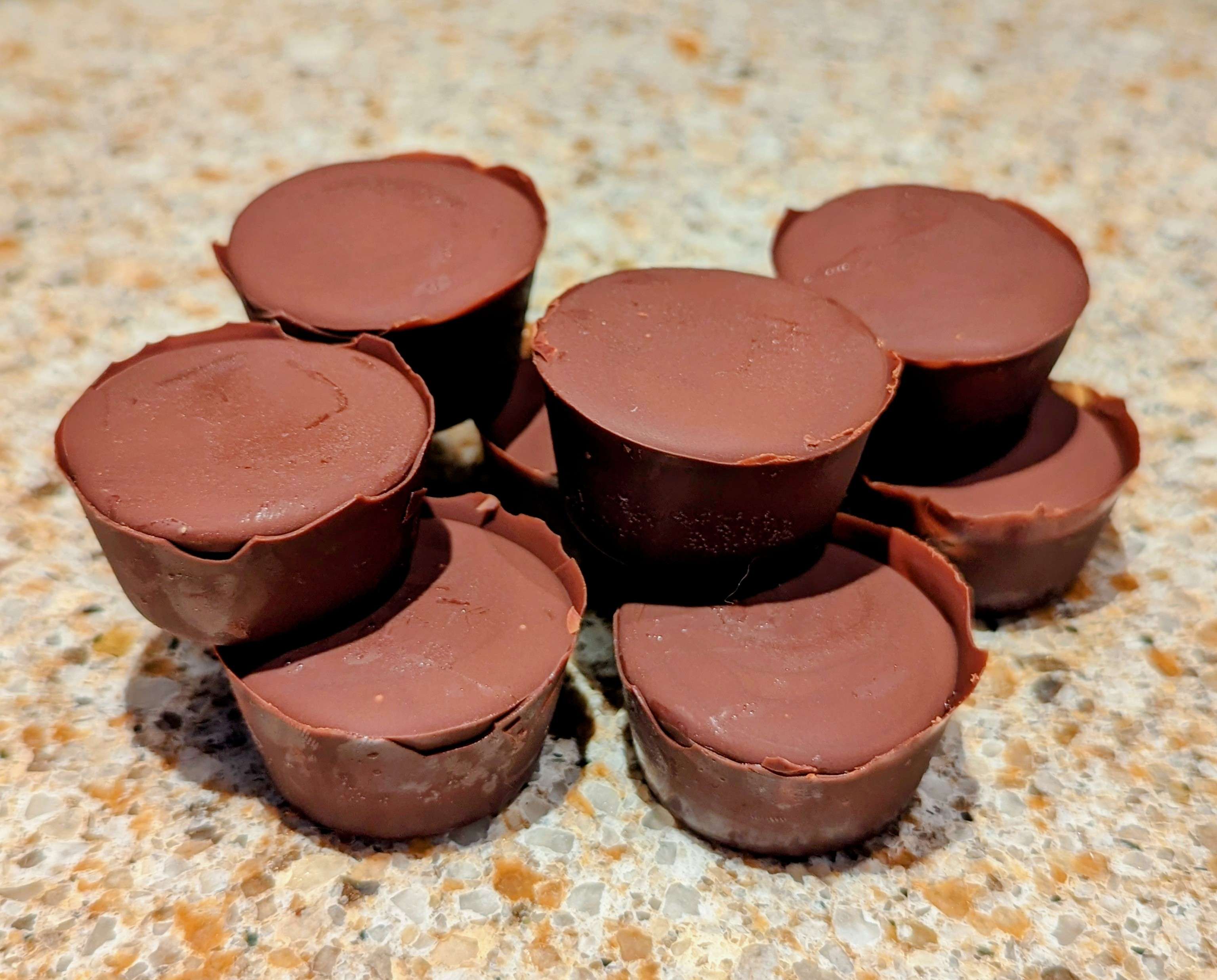 PB&J  Chocolate Cups