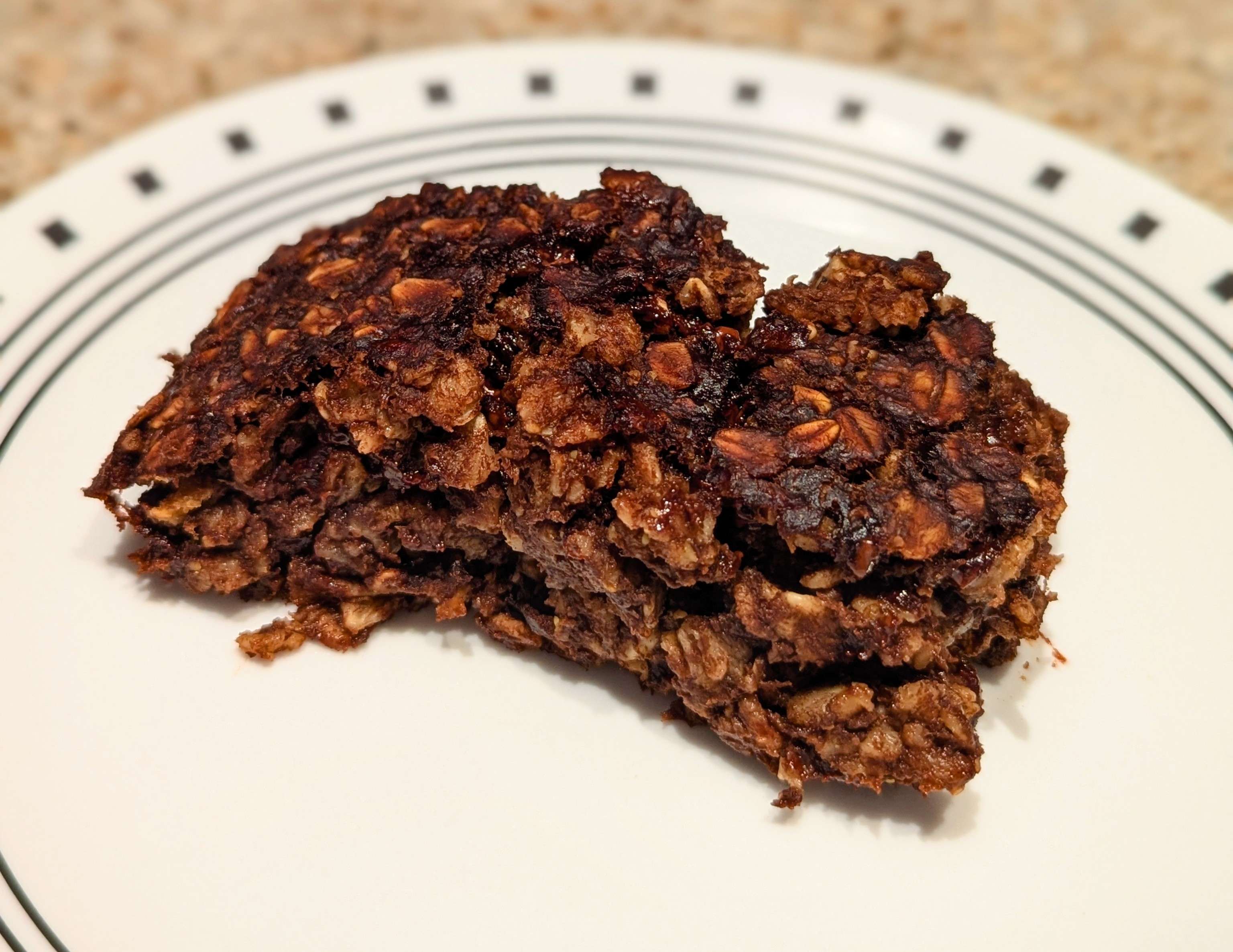 Peanut Butter Brownie Baked Oatmeal