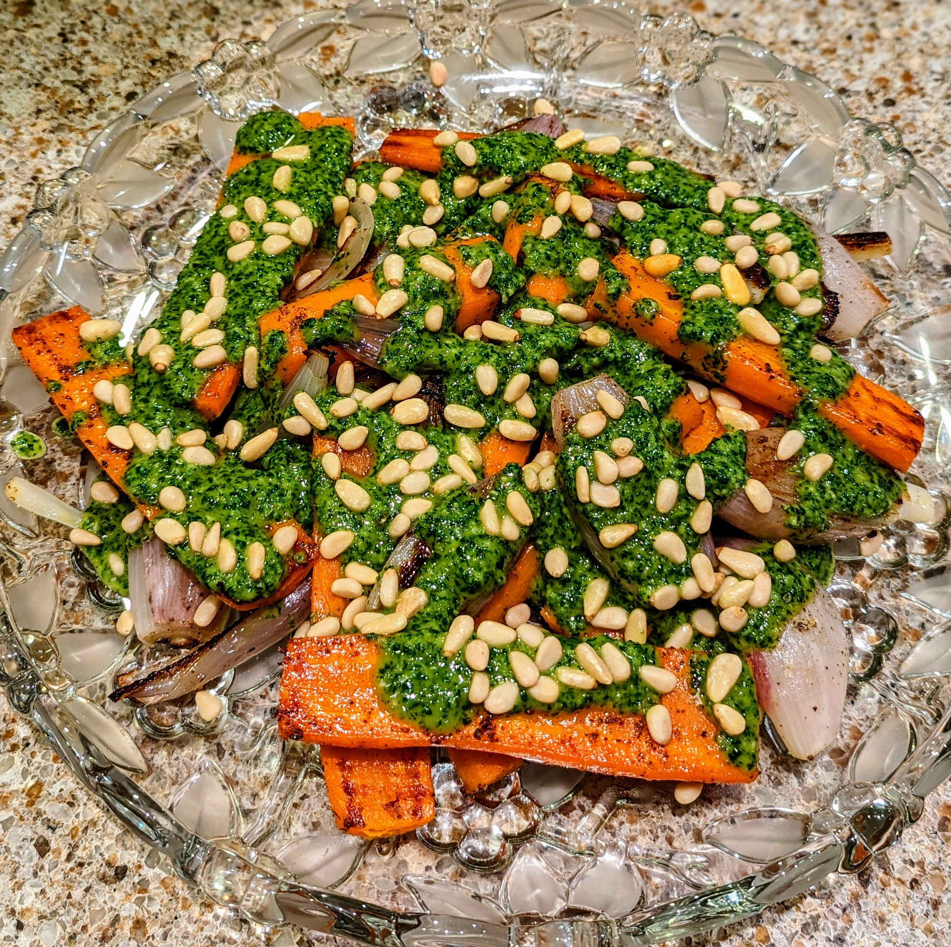 Roasted Carrots & Shallots w/ Chermoula