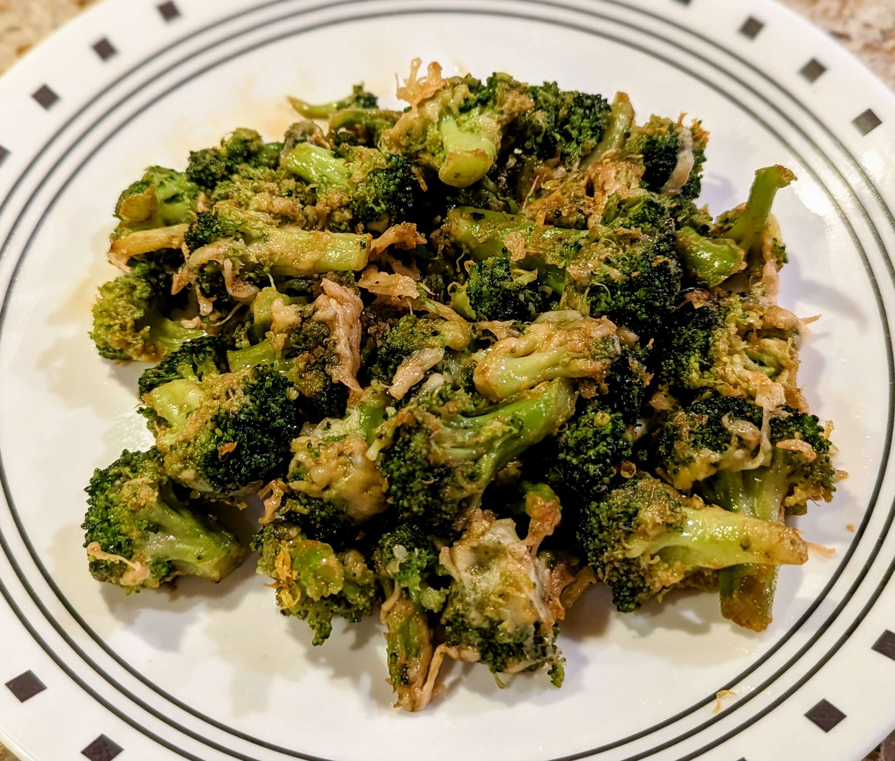 Parmesan Roasted Broccoli w/ Balsamic