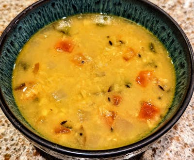 South Indian Lentils w/ Curry Leaves