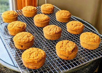 Maple Sweet Potato Cornbread Muffins