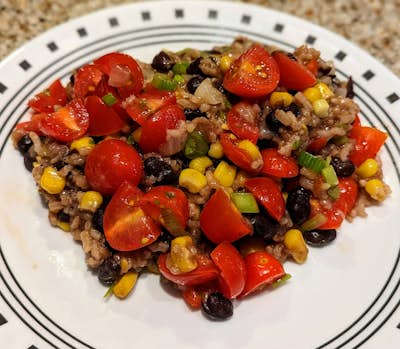 Skillet Rice & Black Beans