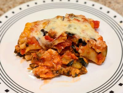 Roasted Eggplant & Zucchini Lasagna