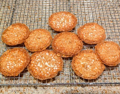 White Chocolate Lace Cookies