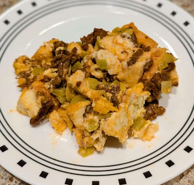 Chorizo & Green Chile Breakfast Casserole