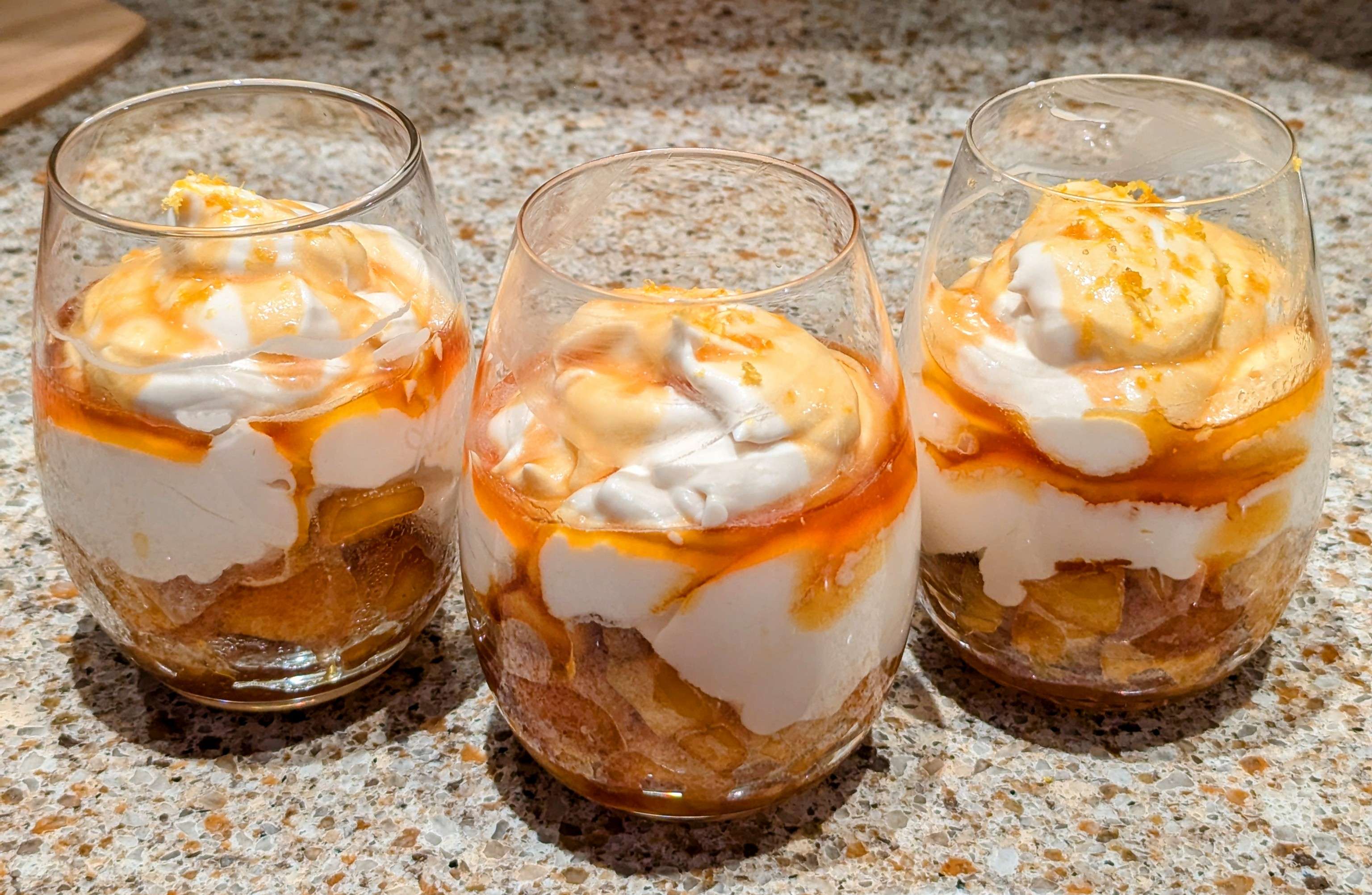 Apple Compote w/ Creamy Whip