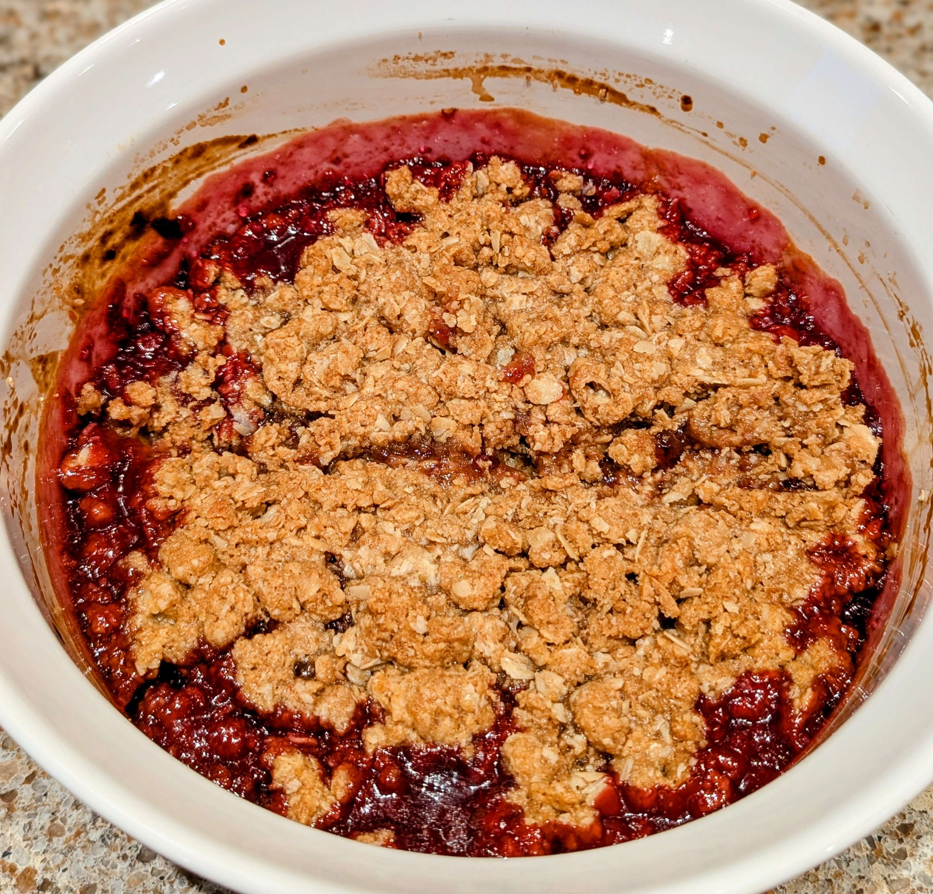 Concord Grape & Peanut Butter Crumble