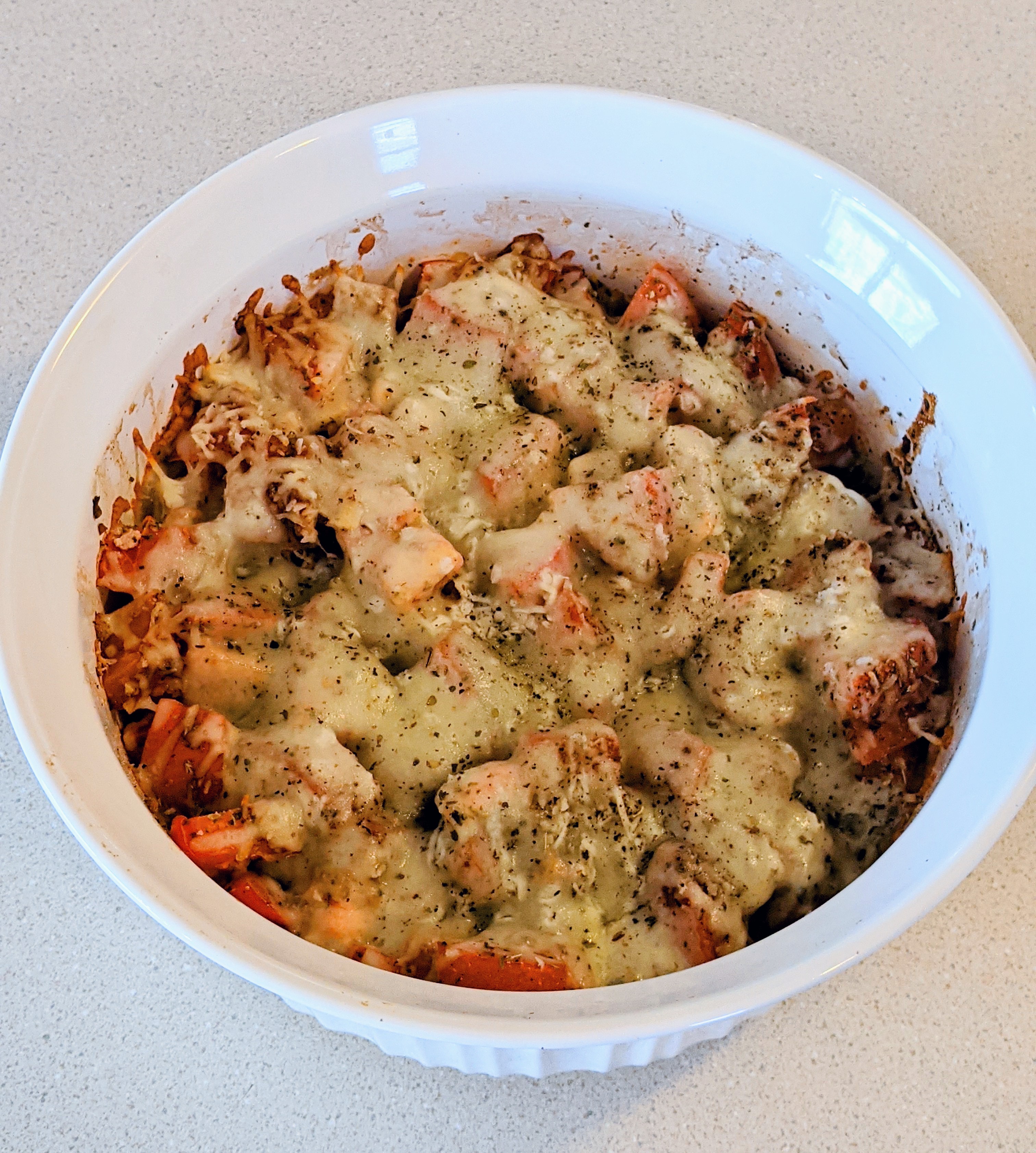 Bruschetta Chicken Casserole