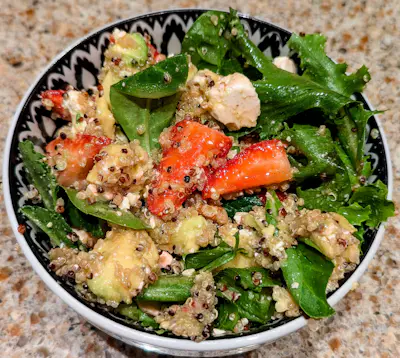 Avocado & Strawberry Quinoa Salad