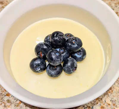 Lemon Blueberry Posset