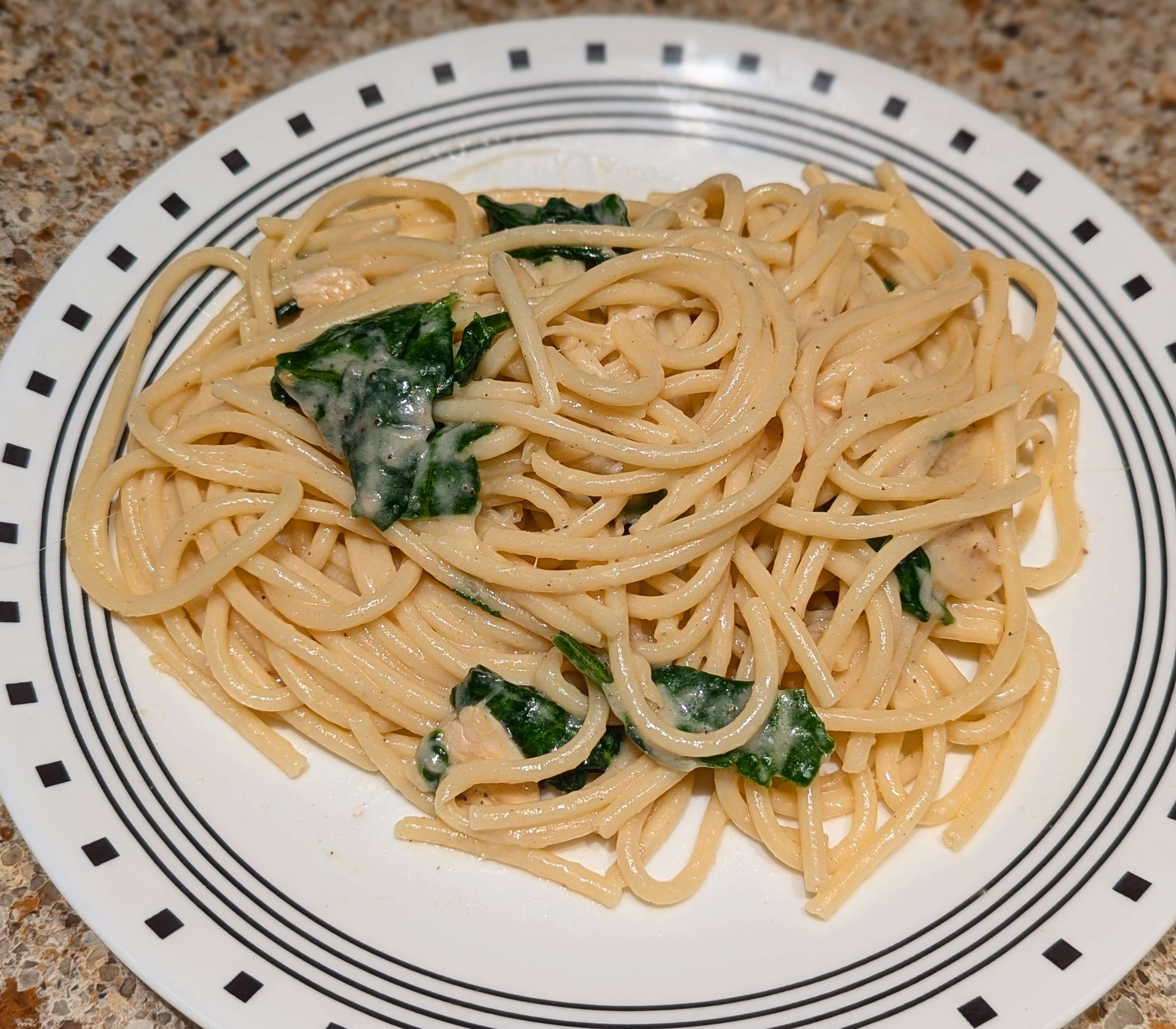 Chicken & Spinach Cacio e Pepe
