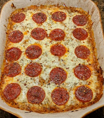 Spaghetti Squash Pizza Casserole