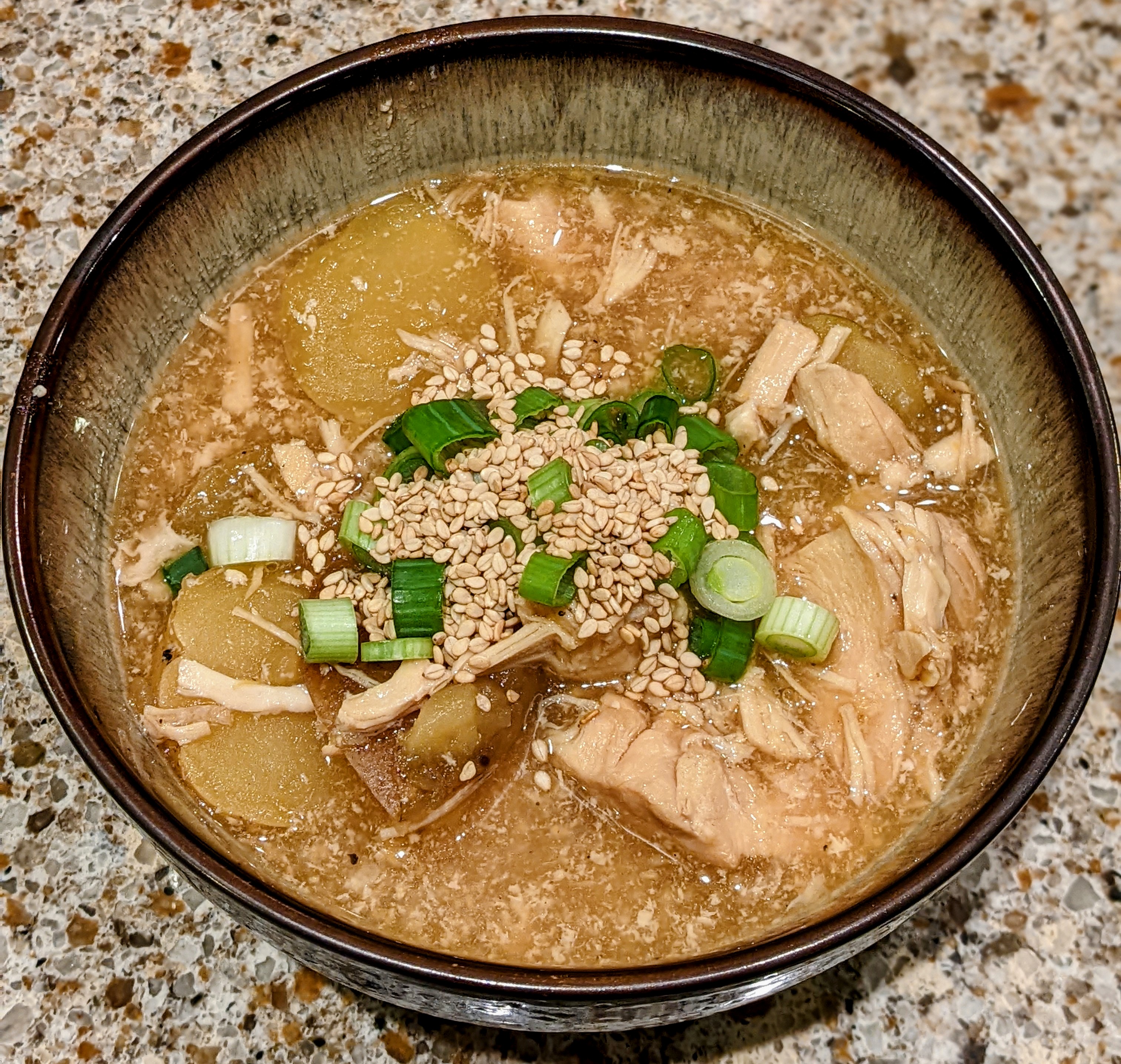 Crockpot Lemony Chicken Stew