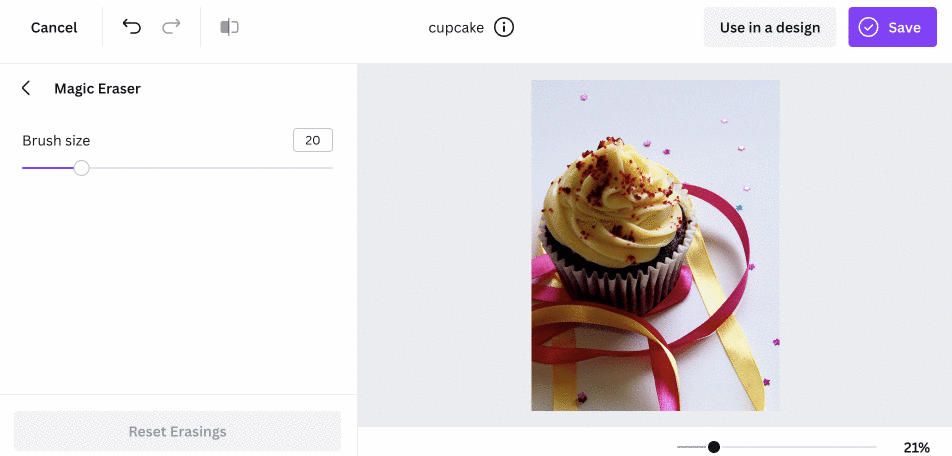 Erasing or retouching photos - Canva Help Center