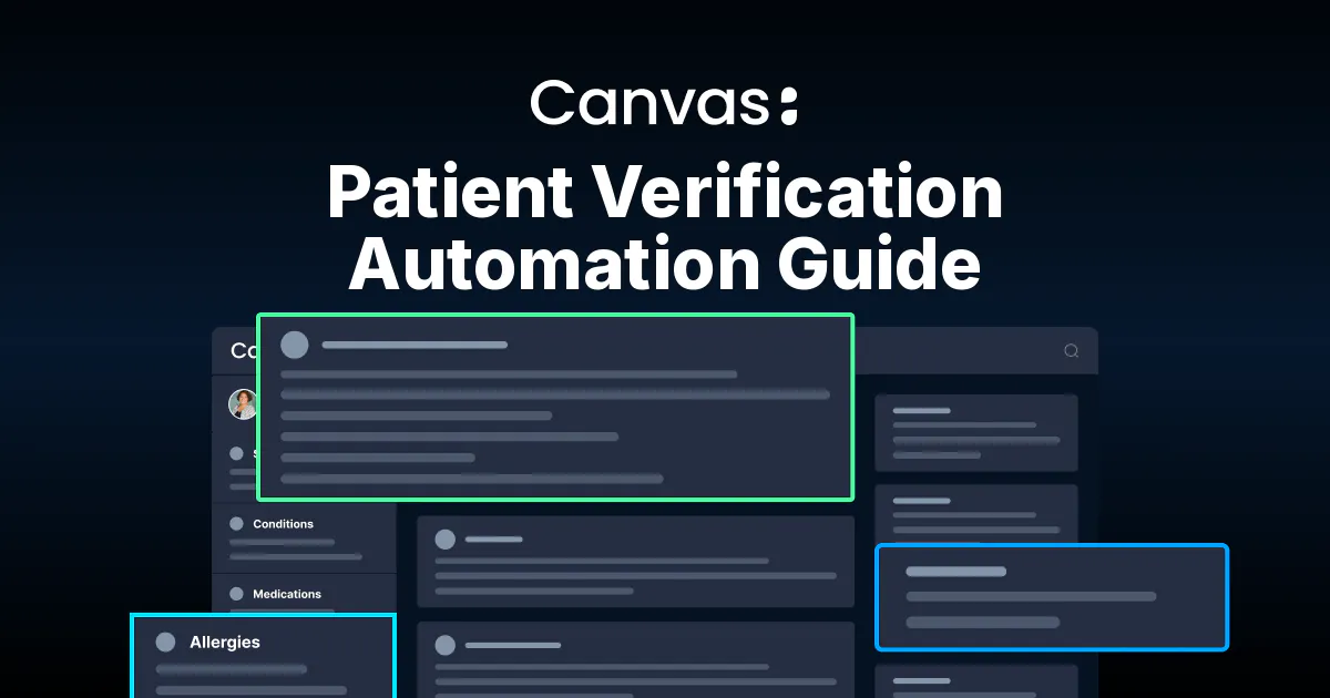 Patient Verification Automation for Healthcare Providers social card