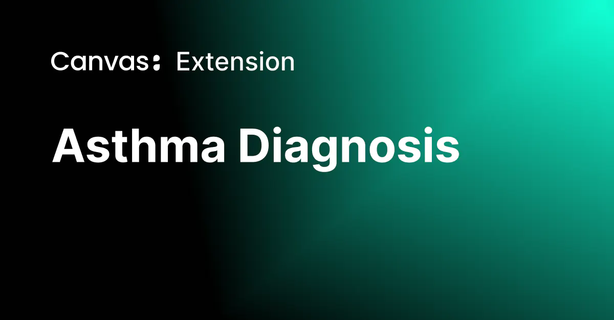 Asthma Diagnosis | Canvas Medical - Intelligent Bathroom Asthma Management Systems