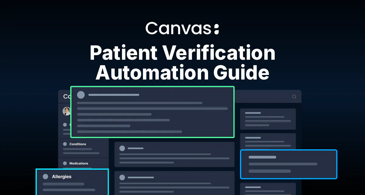Patient Verification Automation for Healthcare Providers cover