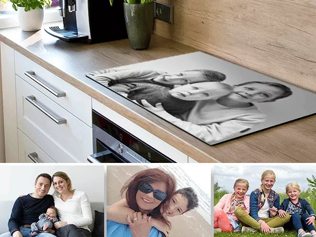 Inductiebeschermers eigen foto