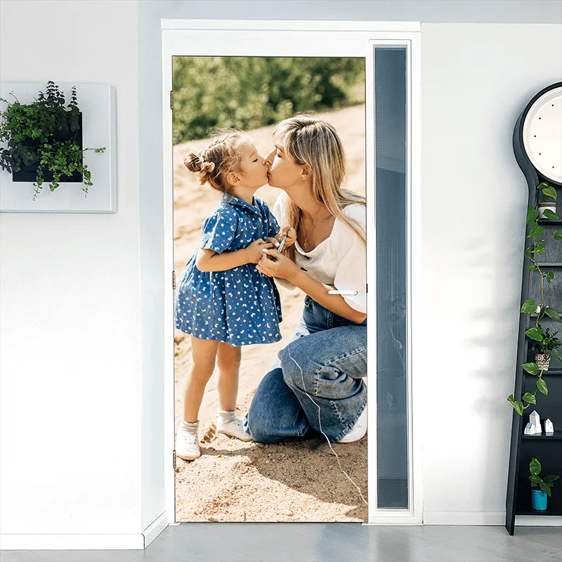 Samenwerking deurposter