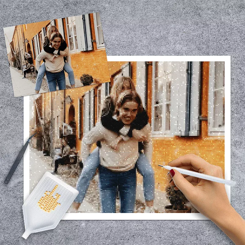 Samenwerking diamond painting