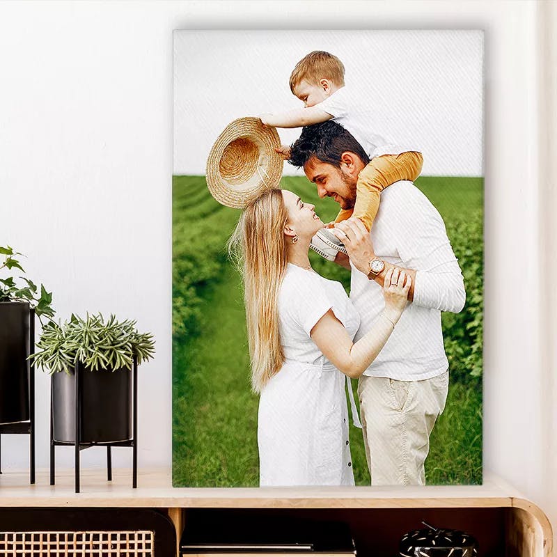 Samenwerking sv foto op canvas