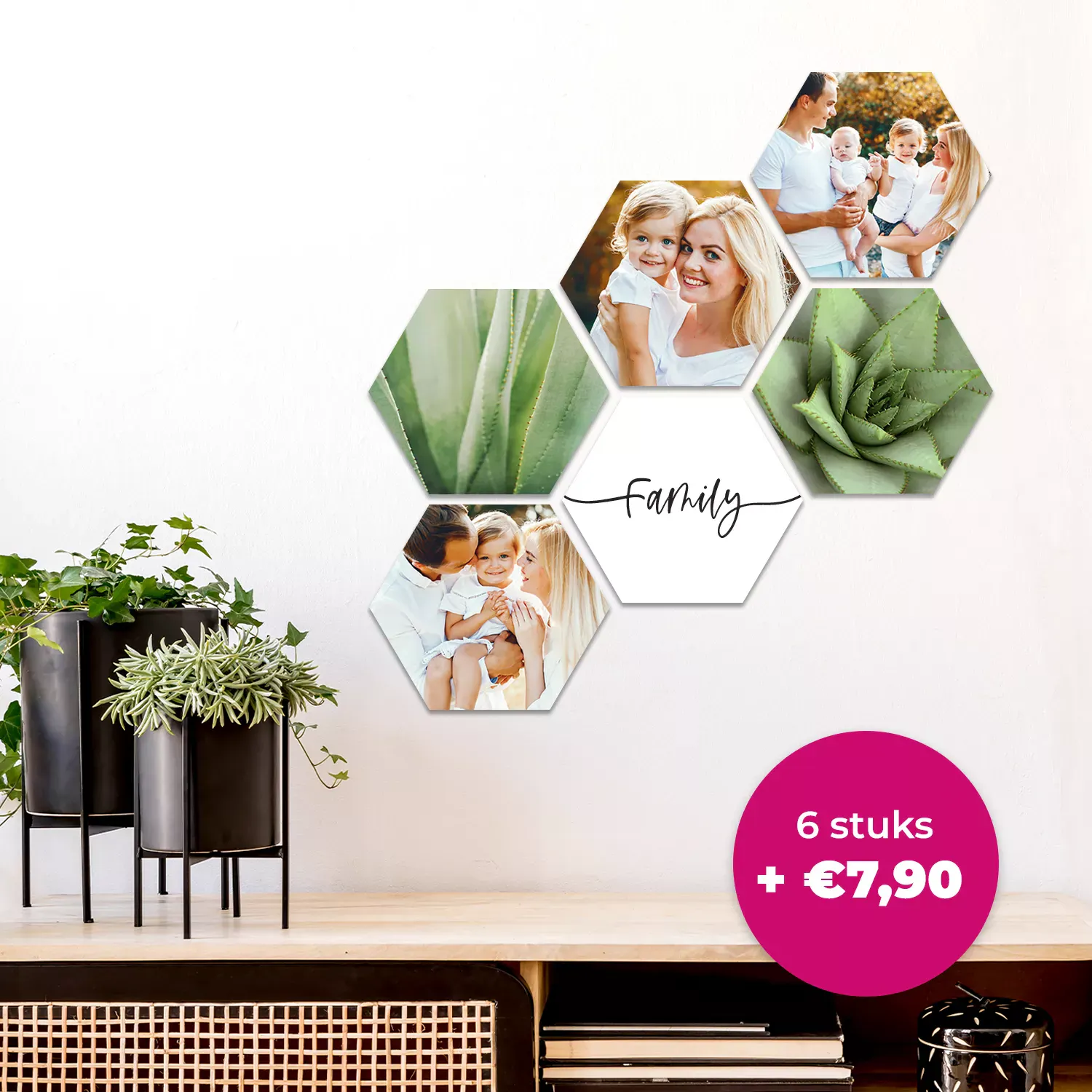 Hexagonactie 6 stuks