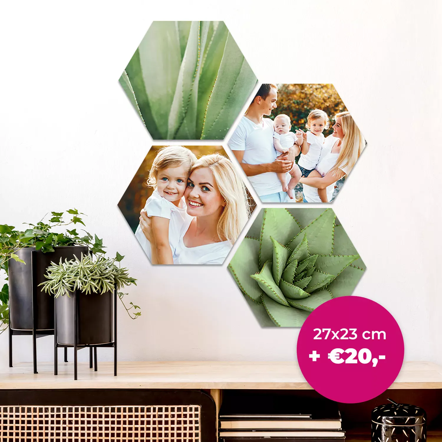 Hexagonactie 27x23