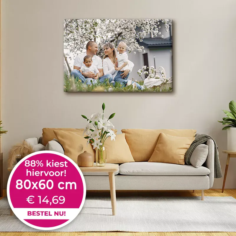 Canvas zomer 80x60