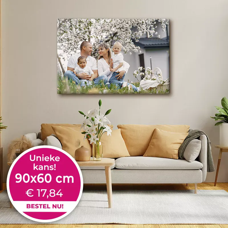 Canvas zomer 90x60
