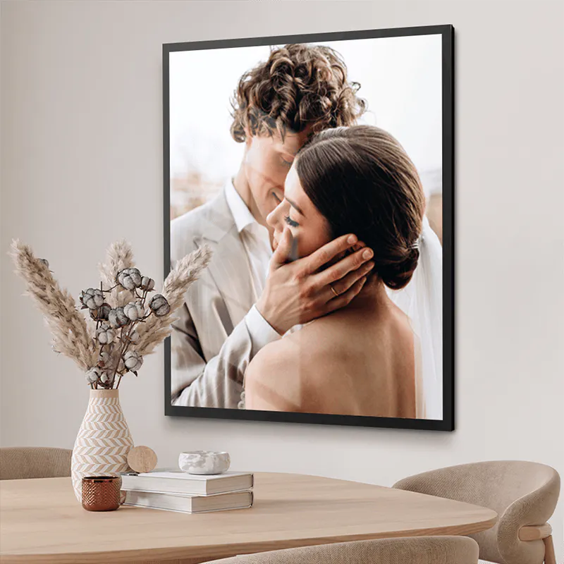 Samenwerking foto in lijst