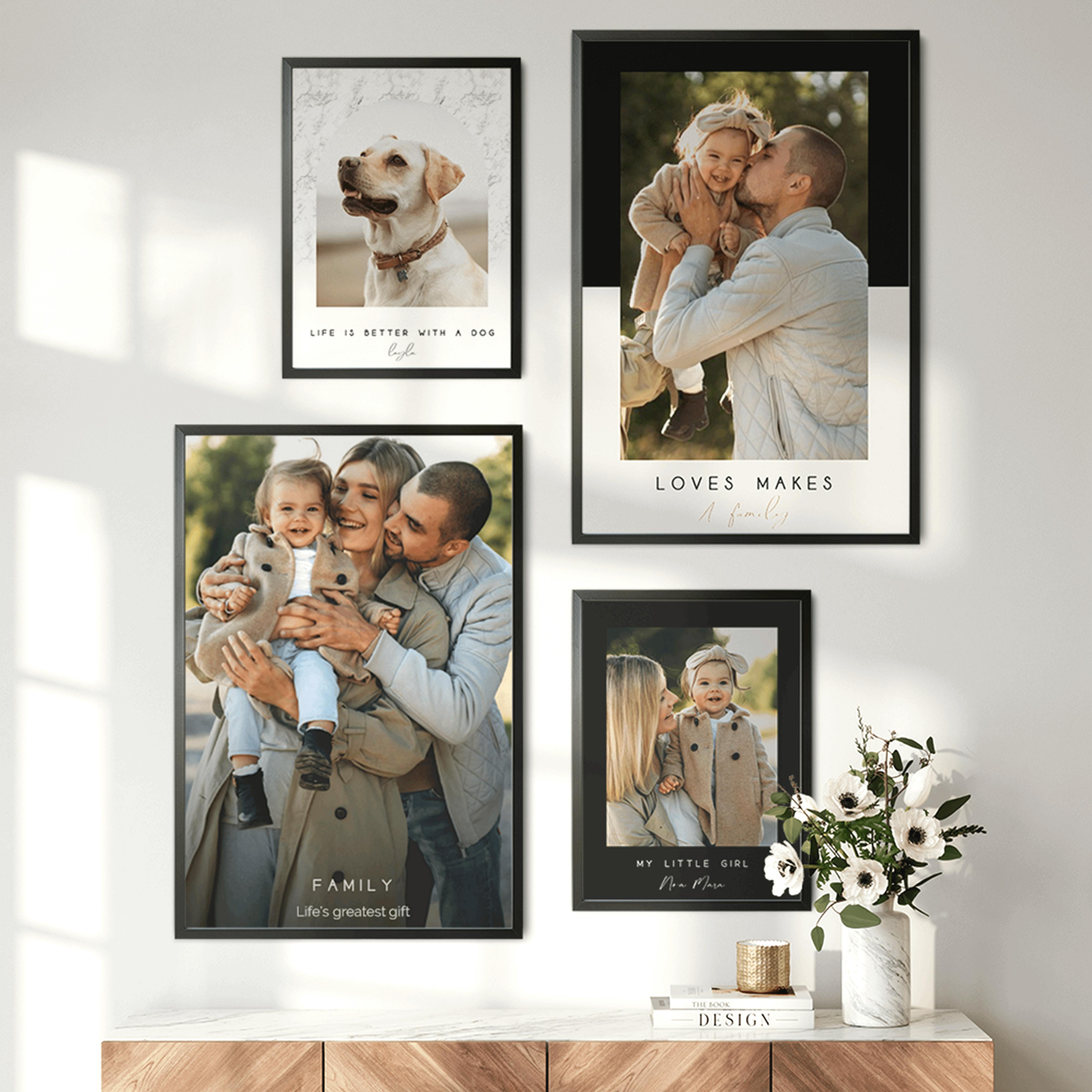 Kwadrant foto in lijst