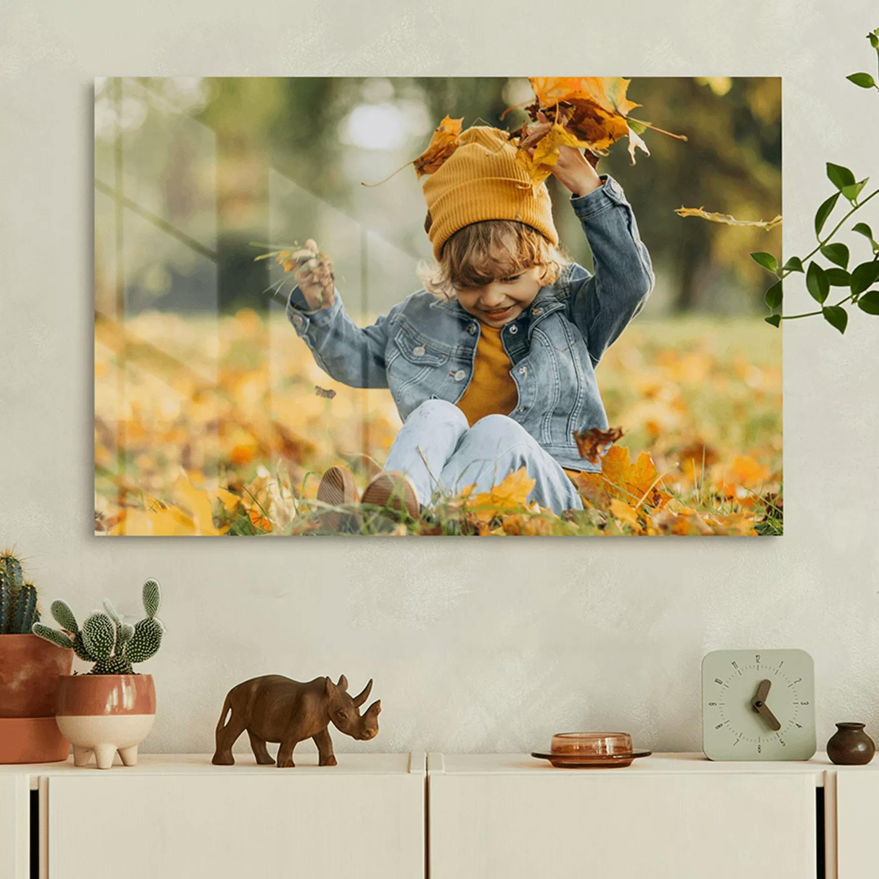 Kwadrant foto op plexiglas